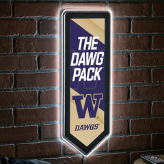 LED Wall Decor, Pennant, University of Washington - Collegiate Home