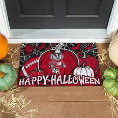 University of Wisconsin-Madison Halloween PVC Mat, 28"x16" - Collegiate