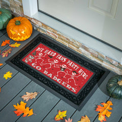 University of Wisconsin-Madison Flocked Coir Halloween Sassafras Switc - Collegiate