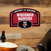 University of Wisconsin-Madison USA Embossed Steel Wall Sign, 11" x 17 - Collegiate Home
