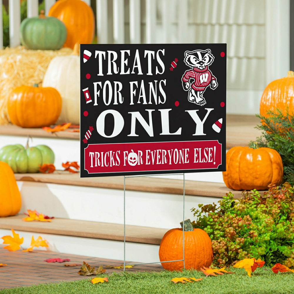 University of Wisconsin-Madison Yard Sign, Halloween Treats for Fans - Collegiate Home