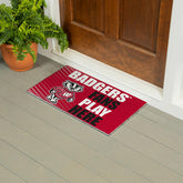 University of Wisconsin-Madison Fan Mat, 28"x16" - Collegiate