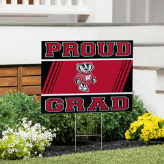 University of Wisconsin-Madison Coroplast Yard Sign Graduate - Collegiate Home