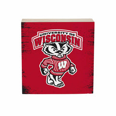 University of Wisconsin-Madison Plock, Down Home Fans, 6x6 - Collegiate Home
