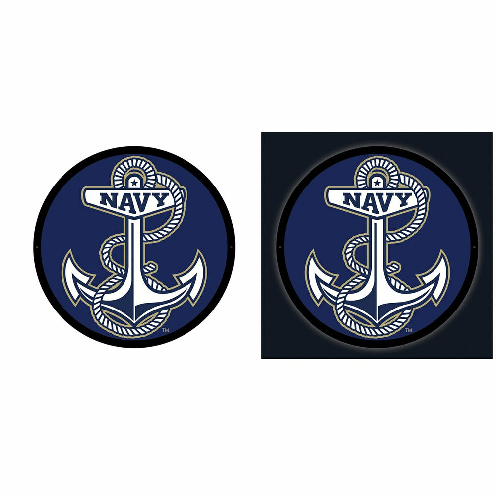 LED Wall Decor, Crest, US Naval Academy - Collegiate Home