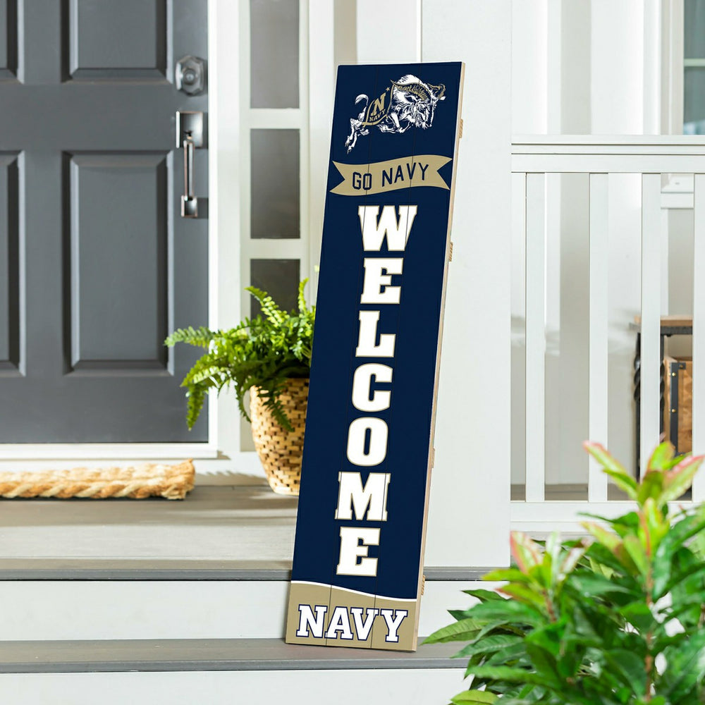 US Naval Academy Large Single Sided Leaner, 46" - Collegiate Home