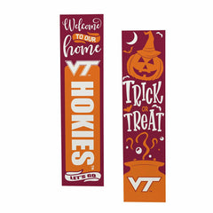 47" Double Sided Leaner, Virginia Tech, Halloween - Collegiate Home