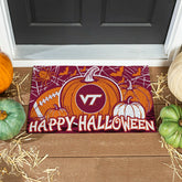 Virginia Tech Halloween PVC Mat, 28"x16" - Collegiate