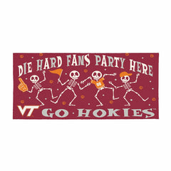 Virginia Tech Flocked Coir Halloween Sassafras Switch Mat, 22"x10" - Collegiate