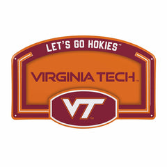 Virginia Tech USA Embossed Steel Wall Sign, 11" x 17" - Collegiate Home