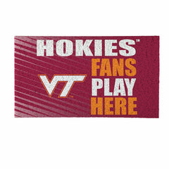 Virginia Tech Fan Mat, 28"x16" - Collegiate