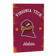 Virginia Tech Wood Wall Sign, 16x24 - Collegiate Home