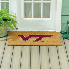 Virginia Tech Large Full Color Coir Mat, 36"x24" - Collegiate
