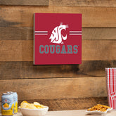 Washington State University Wood Wall Sign, 12x12 - Collegiate Home