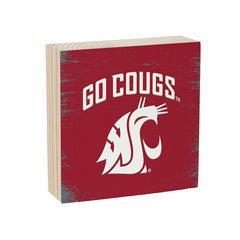 Washington State University Plock, Down Home Fans, 6x6 - Collegiate Home