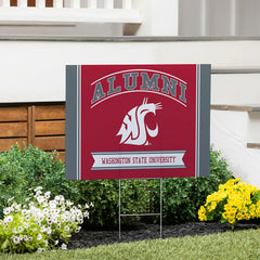 Washington State University Coroplast Yard Sign Alumni - Collegiate Home