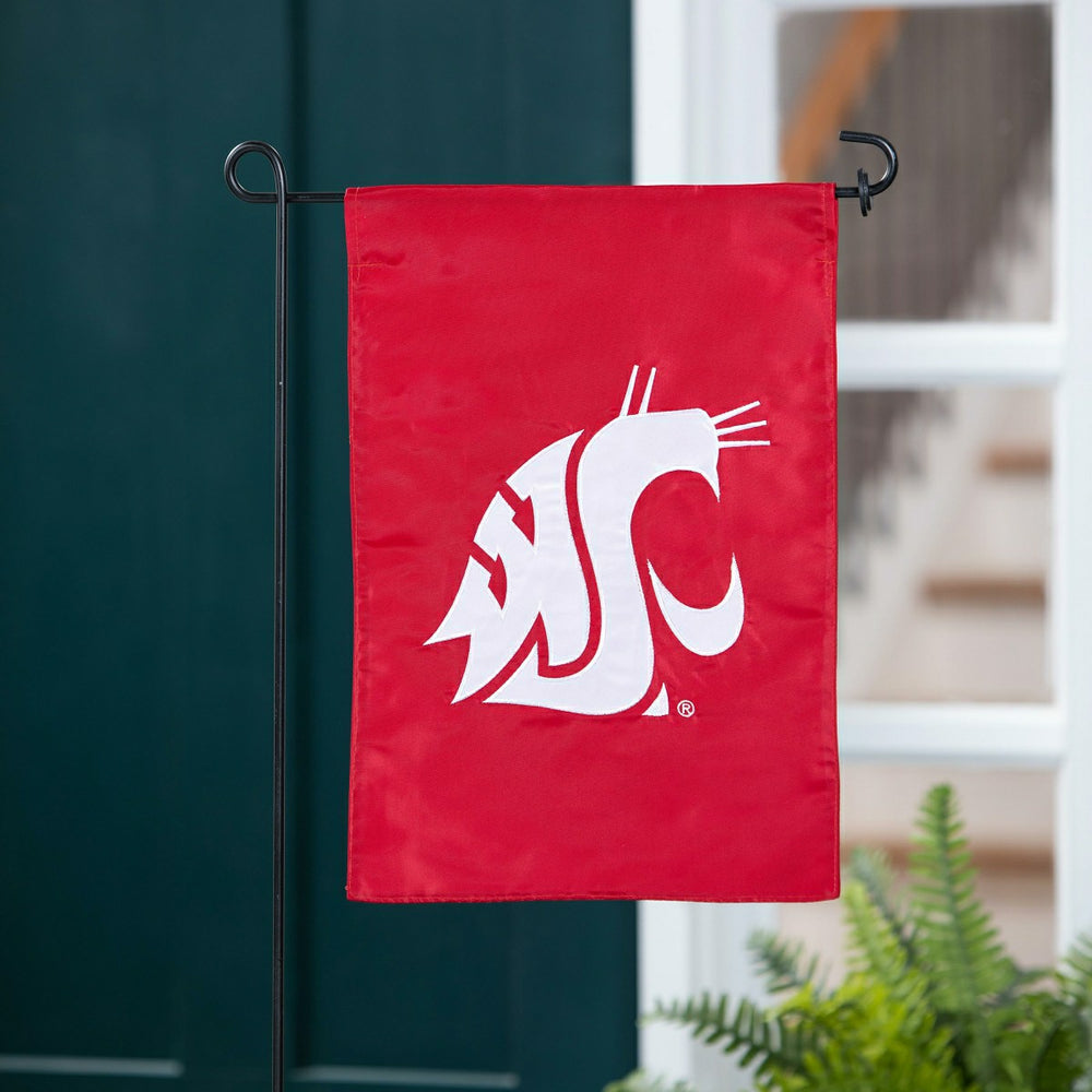 Washington State University Applique Garden Flag - Collegiate Home
