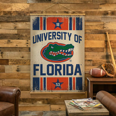 University of Florida, Canvas Wall Tapestry, Large, 54x36 - Home Collegiate