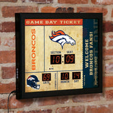 Scoreboard Wall Clock, Denver Broncos - Home NFL
