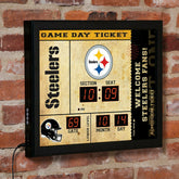 Scoreboard Wall Clock, Pittsburgh Steelers - Home NFL