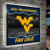 West Virginia University 23"H x 23"L LED Wall Decor, Edgelite, Square - Home Collegiate