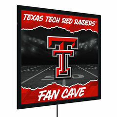 Texas Tech University 23"H x 23"L LED Wall Decor, Edgelite, Square - Home Collegiate
