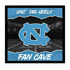 University of North Carolina 23"H x 23"L LED Wall Decor, Edgelite, Squ - Home Collegiate