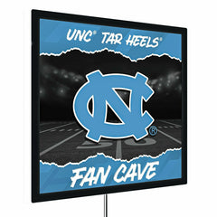 University of North Carolina 23"H x 23"L LED Wall Decor, Edgelite, Squ - Home Collegiate