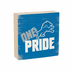 Detroit Lions Plock, Down Home Fans, 6x6 - Home NFL