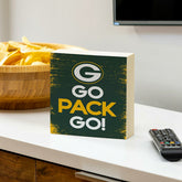 Green Bay Packers Plock, Down Home Fans, 6x6 - Home NFL