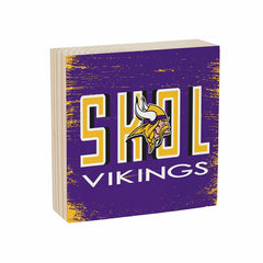 Minnesota Vikings Plock, Down Home Fans, 6x6 - Home NFL