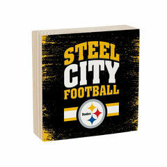 Pittsburgh Steelers Plock, Down Home Fans, 6x6 - Home NFL