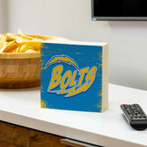 Los Angeles Chargers Plock, Down Home Fans, 6x6 - Home