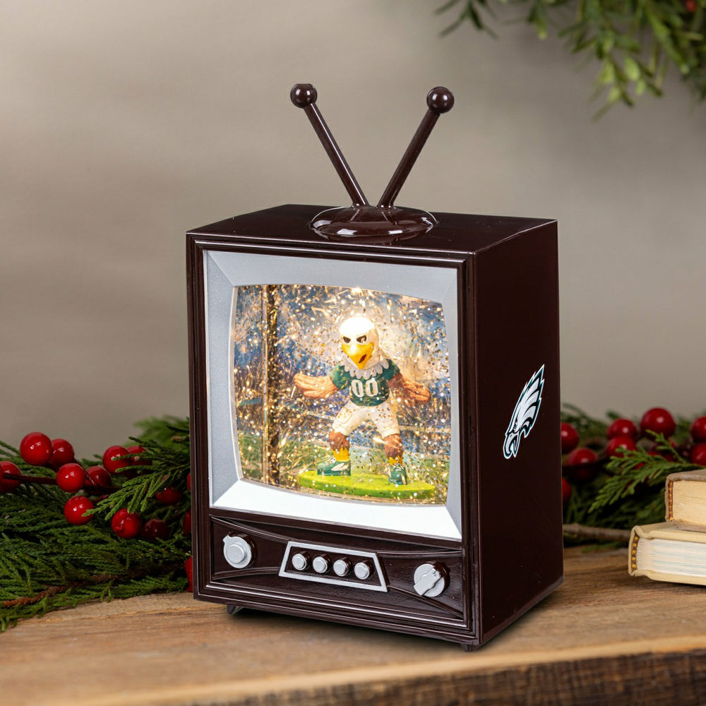 Philadelphia Eagles Vintage TV Water Lantern - Home NFL