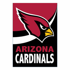 Arizona Cardinals Burlap House Flag - NFL Home