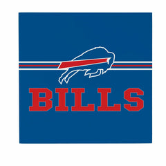 Buffalo Bills Wood Wall Sign, 12x12 - NFL Home