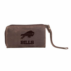 Wristlet Wallet, Brown, Buffalo Bills - NFL Home