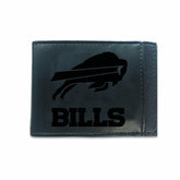 Front Pocket Wallet w/ RFID Blocking, Buffalo Bills, Black - NFL Home