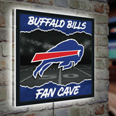 Buffalo Bills 23"H x 23"L LED Wall Decor, Edgelite, Square - NFL Home