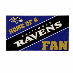 Baltimore Ravens, PVC Mat COLOR, Home of a Fan - NFL