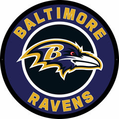 LED Wall Decor, Round, Baltimore Ravens - NFL Home