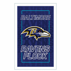 Baltimore Ravens NFL Football Rectangle Neolite LED Decor - NFL Home