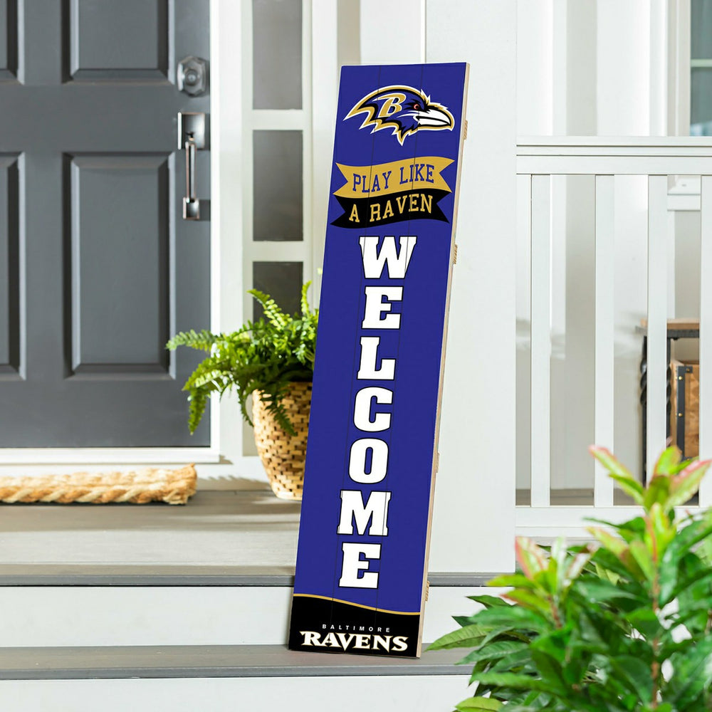 Baltimore Ravens Large Single Sided Leaner, 46" - NFL Home