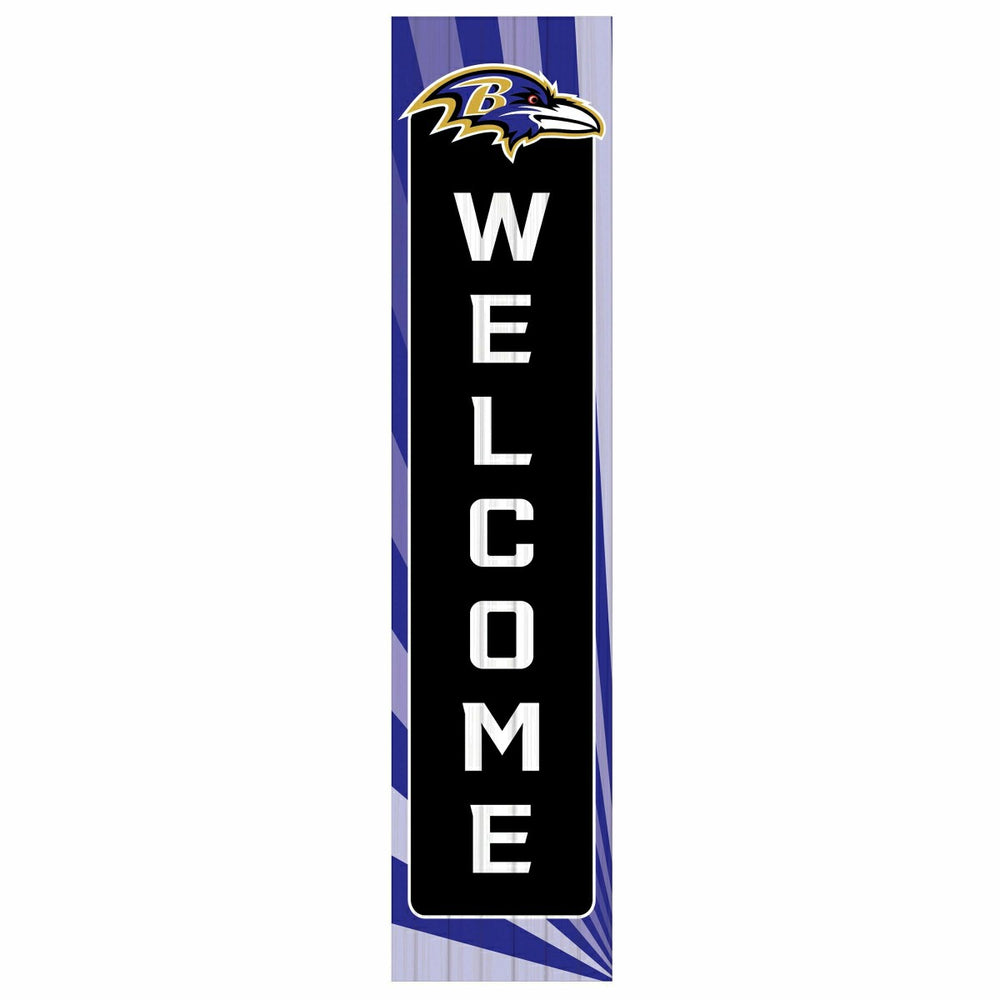 Baltimore Ravens Summer Seasonal Single Sided Large Leaner, 46" - NFL Home