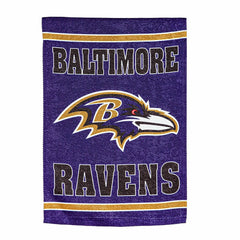 Embossed Suede Flag, GDN Size, Baltimore Ravens - NFL Home