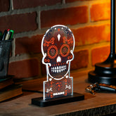 Chicago Bears NFL Football Sugar Skull Desklite LED Decor - NFL Home