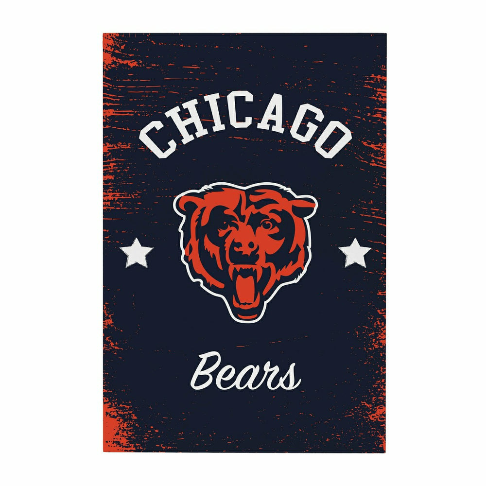 Chicago Bears Wood Wall Sign, 16x24 - NFL Home
