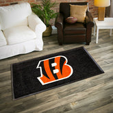 3'x5' Large USA Indoor Outdoor Entryway Mat, Cincinnati Bengals - NFL