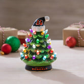 8" LED Ceramic Christmas Tree, Cincinnati Bengals - NFL Home