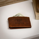Cincinnati Bengals, Embossed 100% Genuine Tumbled Leather Passcase Bi- - NFL Home